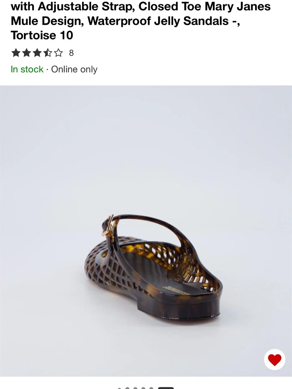 Cushionaire Women’s Tortoiseshell Mary Jane Flats